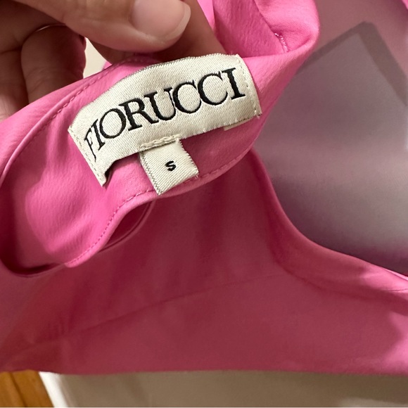 Fiorucci Flying Logo Pink Slip dress size Small - Picture 10 of 15